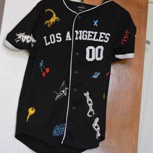 Mens Los Angles custom baseball jersey